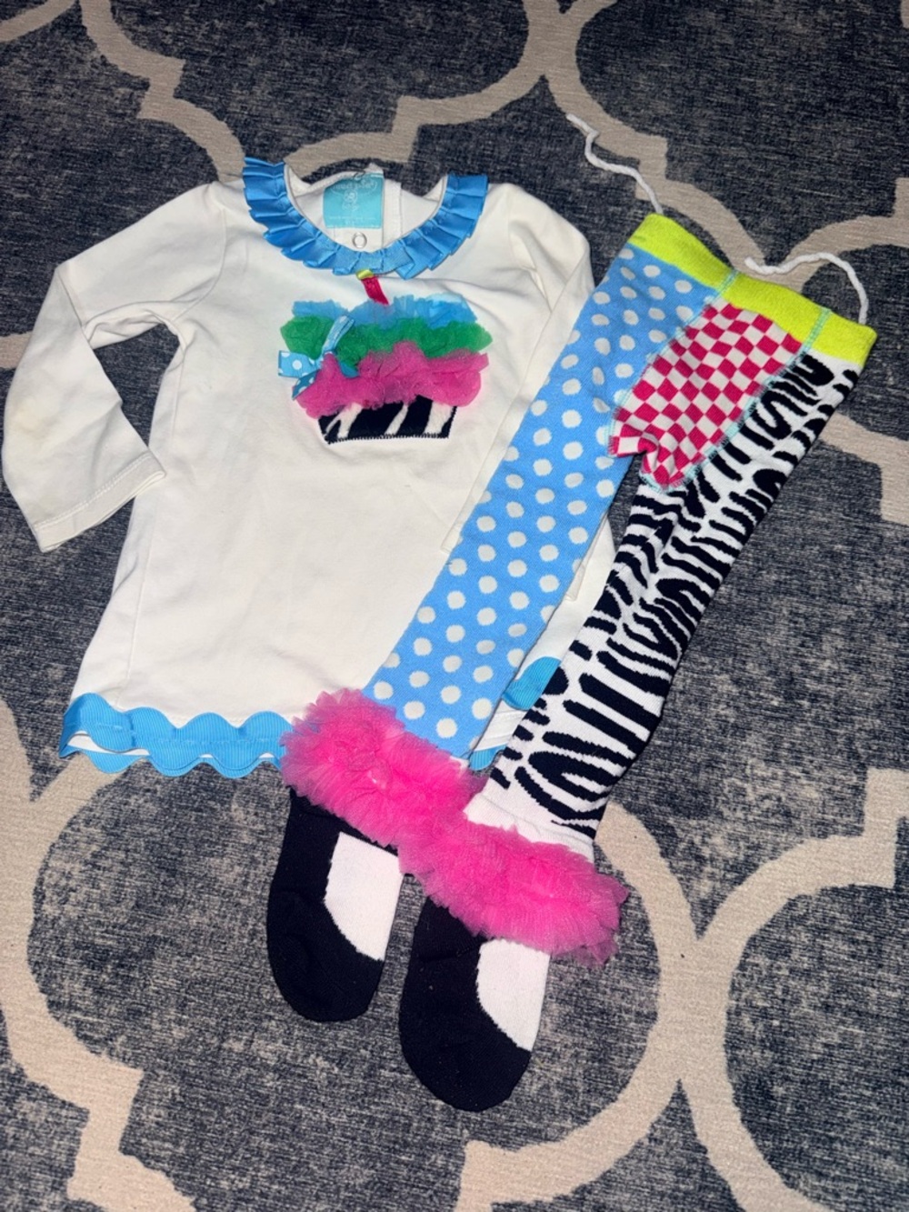 Mud Pie birthday outfit